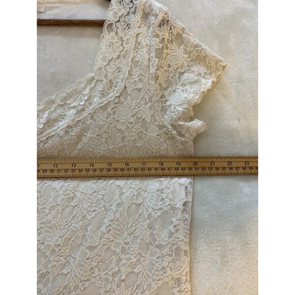 Vintage Sonoma Womens Shirt Extra Large Lace Coquette Feminine Cottage Core Y2k - Picture 7 of 10